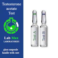 Testosterone acetate presence test